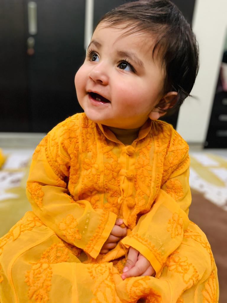 Chikan kurta for baby 2024 boy