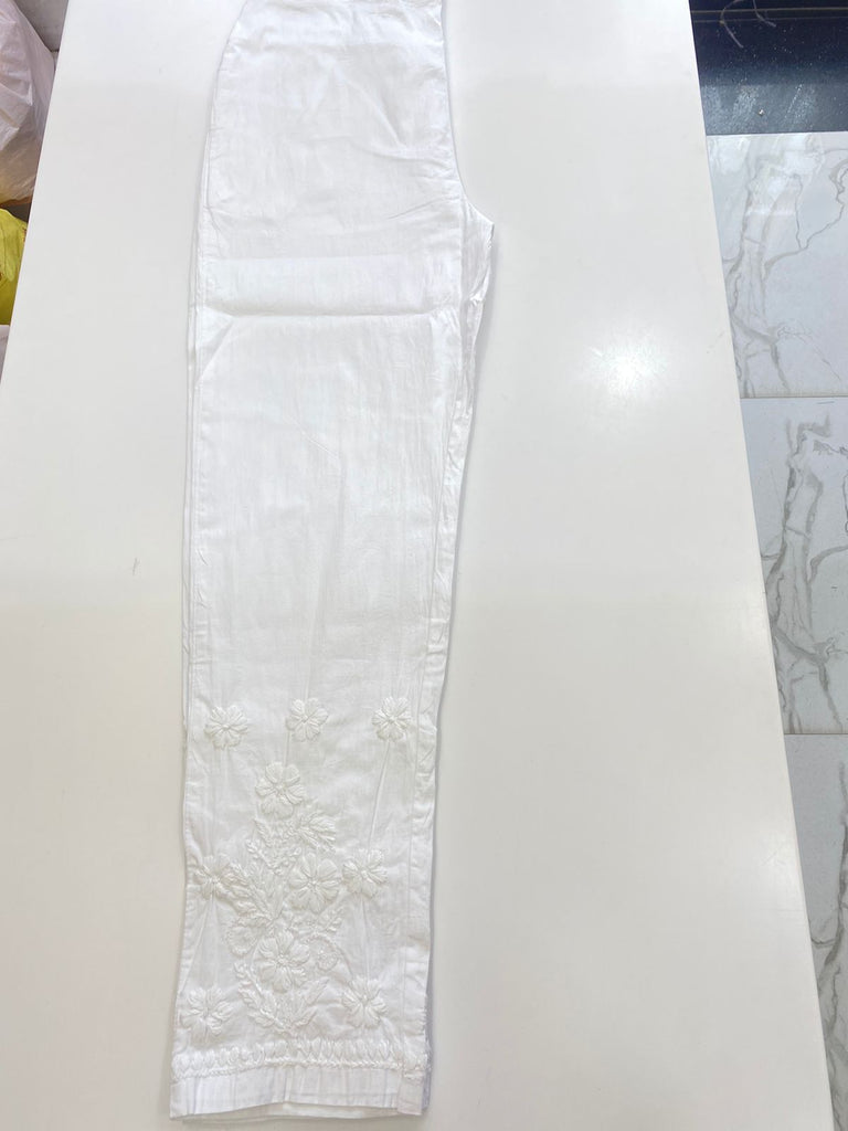 FASHOR Kurta Set : Buy FASHOR Chikankari Embroidered Straight Kurta With  Pants - Navy Blue (Set of 2) Online | Nykaa Fashion